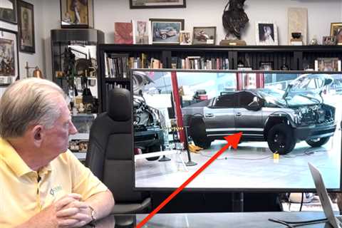 Well, this is weird: Photos show Tesla's Cybertruck is driving around disguised as a Ford F-150