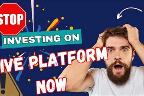 STOP 🛑 INVESTMENT ON HIVE PLATFORM NOW⚠️