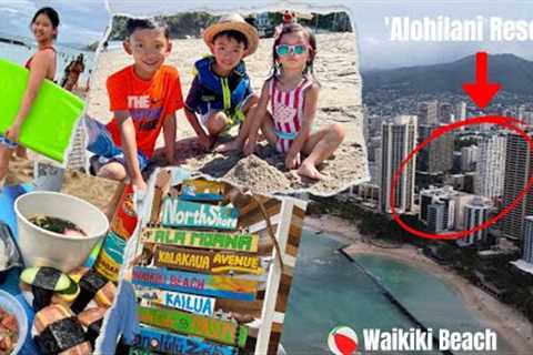 'ALOHILANI RESORT WAIKIKI BEACH HOTEL REVIEW| Money Saving Tips + Waikiki  Beach Day..