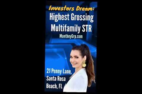 Cash Flowing MultiFamily! Incredible Investment Property Real Estate Santa Rosa Beach, FL For Sale!