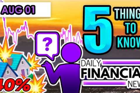Aug 1 Financial News: Las Vegas Real Estate Crash -40%, SLOOS Report, Why Economy Hasn’t Crashed Yet