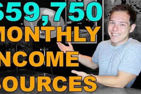 How I built 6 Income Sources That Generate $59,750 Per Month