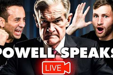 POWELL SPEAKS LIVE AT FOMC! | LIVE CRYPTO TRADING