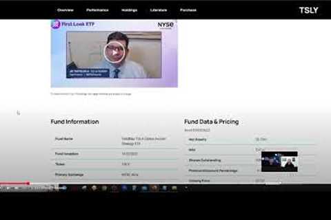 shout out to Mary and yield max option income etfs OARK and TSLY