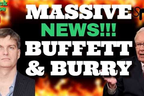🔥WARREN BUFFETT &amp; MICHAEL BURRY JUST BOUGHT AND SOLD WHAT? ARE THEY SCARED OF A STOCK MARKET CRASH?