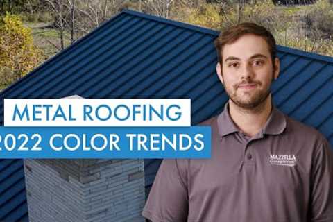 2022 Most Popular Metal Roofing &amp; Metal Wall Colors