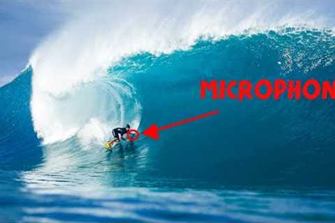 Mic'd up Surfing Brutal PIPELINE! What’s it sound like!? (Wipeouts + Wave Impact Zone!)
