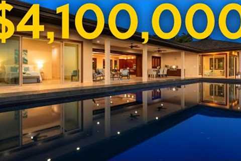 I've NEVER Seen A Pool With A View Like This in Hawaii!   INSIDE $4.1M Home
