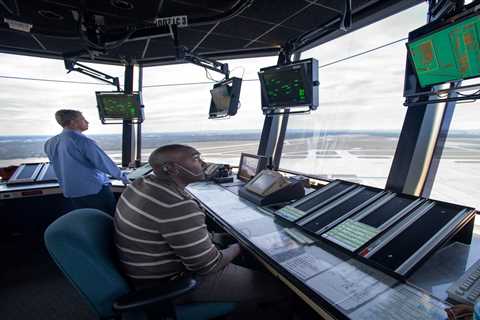 Airline collision close calls are on the rise partly because there's not enough people working the high-paid, high-stress job that prevents them