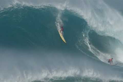 Craziest Wipeouts &amp; Rides 2023 Eddie Aikau BIG WAVE Surf Event