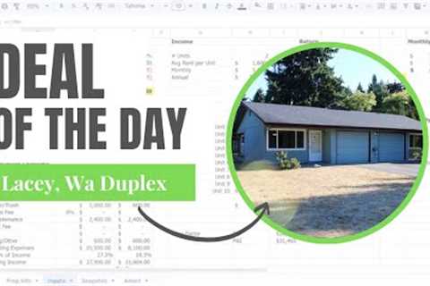 Multifamily Deal of the Day | Lacey, Wa Duplex | August 23, 2023