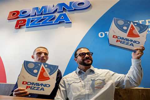 A pro-Putin rapper has taken over the assets of Domino's Pizza in Russia, after previously buying 130 Starbucks stores for just $6 million
