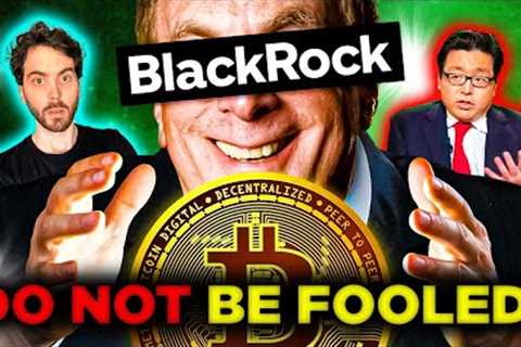 BlackRock trying to CRASH Bitcoin Price [This is WHY]