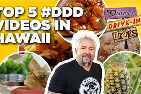Top 5 #DDD Bites in Hawaii with Guy Fieri | Diners, Drive-Ins, and Dives | Food Network