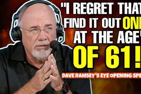 Dave Ramsey's Life Advice Will Leave You SPEECHLESS (MUST WATCH) Best Financial Advice 2023