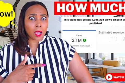 How Much YouTube Paid Me For A Video With 2,000,000 Views In 2 Months: How To Make More On YouTube