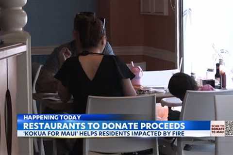 Hawaii Restaurant Association launches 'Kokua for Maui' initiative to support local dining