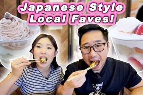 Local Favorites Japanese Style! || [Honolulu, Hawaii] Ahi Katsu, Fried Chicken &amp; Shortcake!