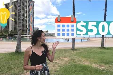 1 Week in Hawaii for under $500 | Itinerary Ideas