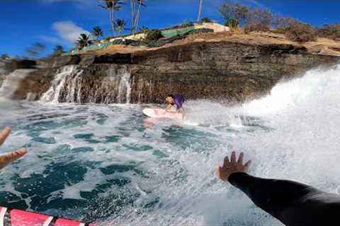 THE MOST DANGEROUS SURF SPOT ON THE SOUTH SHORE (OAHU)