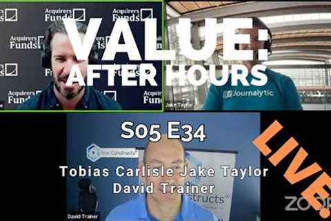Value After Hours S05 E 34 New Constructs' David Trainer on Forensic Accounting, ML/AI and (1+ r)^n