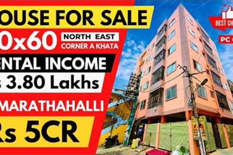 🤑BEST DEAL👍! HOUSE for SALE in BANGALORE Marathahalli | Rs 3.8 Lakhs Rental Income | House for Sale…