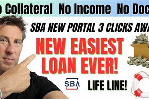 $50K INSTANT New SBA Disaster Loans Released SBA New Portal EASY 3 Clicks!