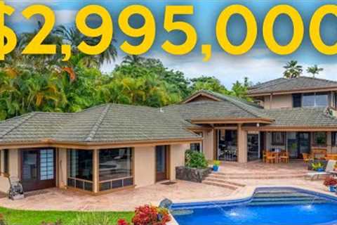 I Toured a HAWAIIAN Classic with PRIVACY and VIEWS $2,995,000