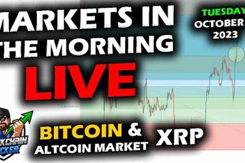 MARKETS in the MORNING, 10/3/2023, Bitcoin and Altcoins Float, Stocks Mixed, DXY 107, Metals Crumble