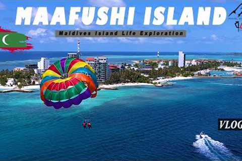 MAAFUSHI ISLAND 🏝️| Parasailing 🪂 | No Alcohol | No Bikini | Maldives 🇲🇻| Travel With Ayale  #vlog33