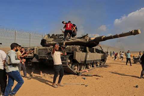 Palestinian fighters captured an Israeli tank and IDF soldiers amid unprecedented wave of attacks, reports say