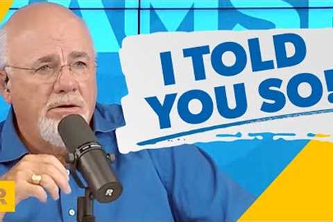 Real Estate Prices Aren't Coming Down - Dave Ramsey Rant