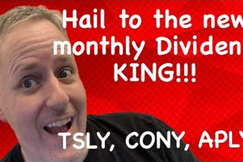 Yieldmax Oct. Distribution Amounts!! A New King in the High Dividend ETF World? TSLY CONY AMZY NVDY