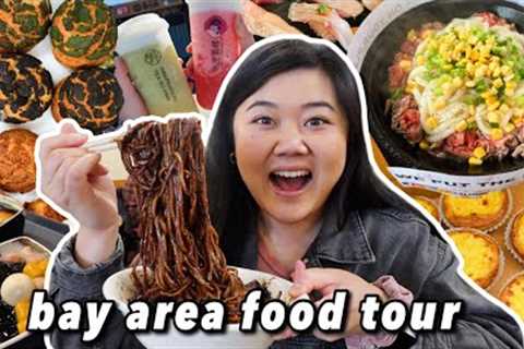 What I Eat in a Weekend in the BAY AREA! (hotpot, sushi, egg tarts, dumplings, korean fried chicken)
