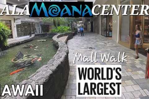 World's LARGEST Open Air Shopping Mall | Walking Hawaii's Ala Moana Center | Vacation Travel Guide