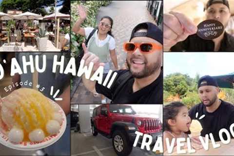 🤙🏼 O'AHU, HAWAI'I TRAVEL VLOG 2023 | Day 3 | Island Vintage Coffee, North Shore, Seafood Buffett
