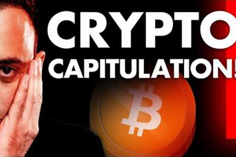 MASSIVE Altcoin Capitulation! Time To Sell?