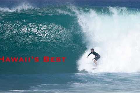 Surfing Huge Haleiwa (4K Raw) Hawaii's Best Surfers