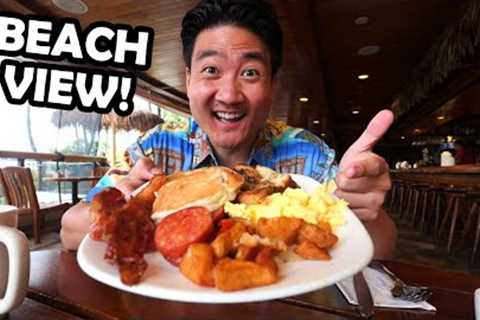 $25 Breakfast Buffet ALL YOU CAN EAT at DUKE'S WAIKIKI in Honolulu!