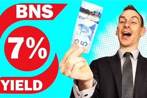 Canadian Bank Stock Crashing - BNS Stock Massive 7.5% Dividend Yield