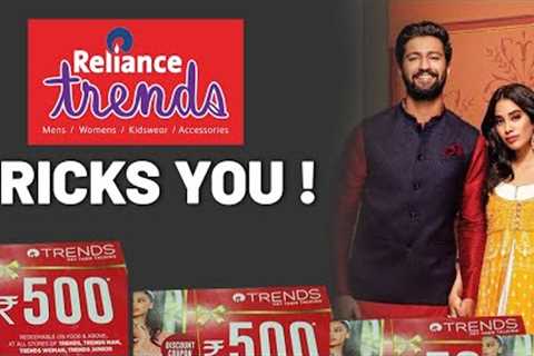 Reliance Trends Tricks You🔥🤯 Marketing Strategy Of Reliance | Reliance Trends Coupons #shorts