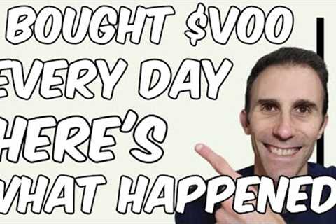 I Invested in $VOO for 396 STRAIGHT DAYS and THIS HAPPENED... 😱 BIG Update... Did I CROSS $25,000? 💰