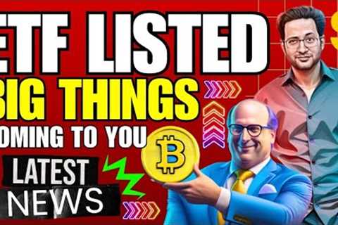 🤩 ETF Listed 🚀 Latest Crypto News Updates Today (Blackrock spot Bitcoin Etf)