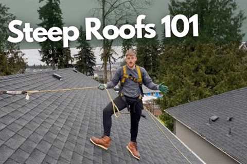 How To Work On A Steep Roof: The Right Tools &amp; Tips