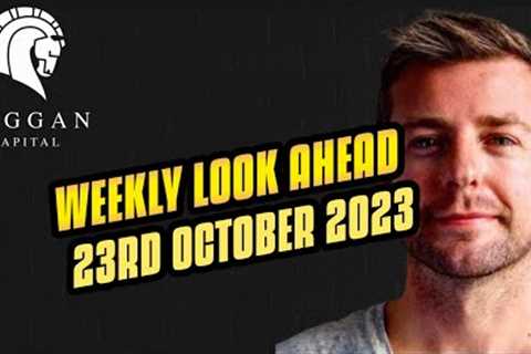 Weekly lookahead 23rd October 2023
