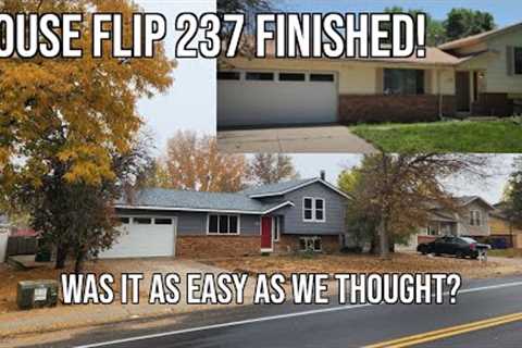 House Flip #237 Finished and Ready to Sell With Before and After!