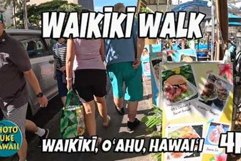 Waikiki Walk Beach, Food, Duke, and More October 15, 2023 Oahu Hawaii Virtual Walks