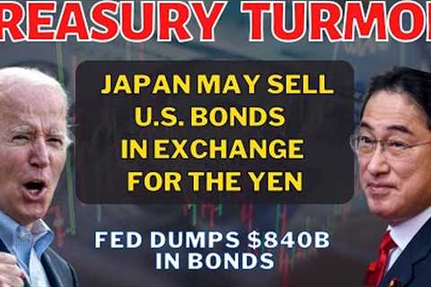 SHUTDOWN FEARS!  Fed Dumps $840B in Bonds, Japan &amp; China May Sell Off U.S. Bonds too.｜AsianQuickTake