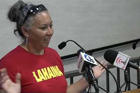 Copy of Maui Alert Questions Council Member About Accountability in Lahaina Fire