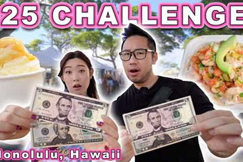 $25 FOOD CHALLENGE at FARMERS MARKET | [Honolulu, Hawaii] Local Plates, Slush, Mochi + More!